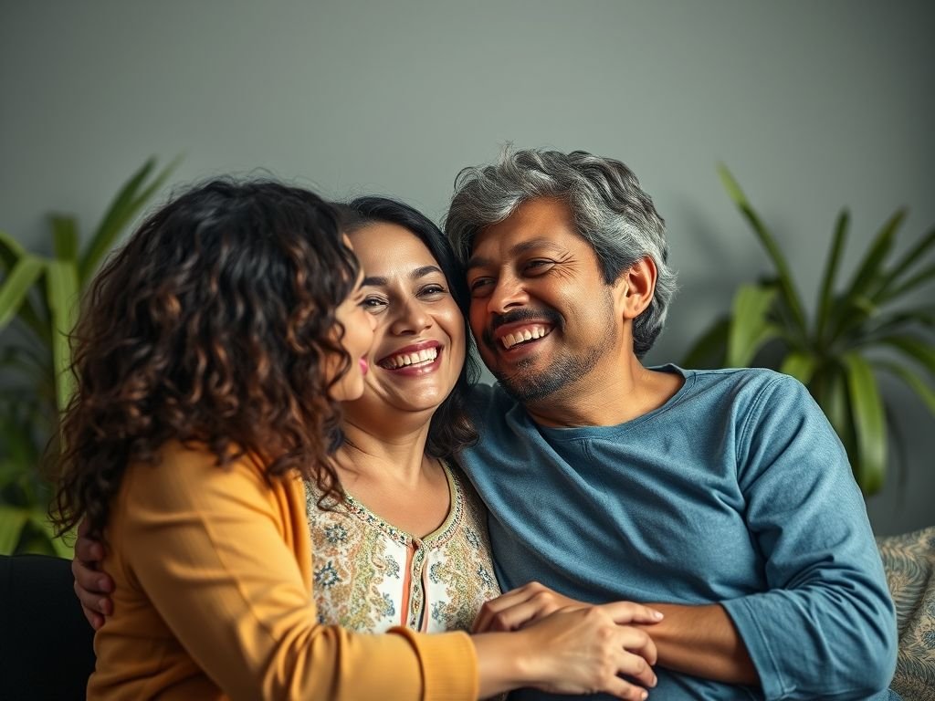 Amizade e felicidade compartilhada