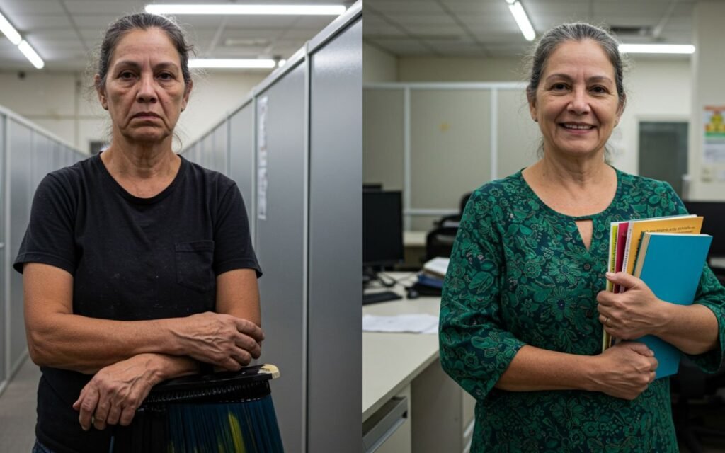 A Faxineira que Descobriu Seu Propósito aos 52 Anos